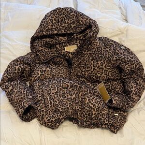 Michael Kors Leopard print Puffer jacket - New with Tags